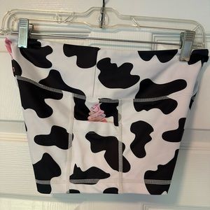 Feed Me Fight Me Cow-Moo-Flage shorts
